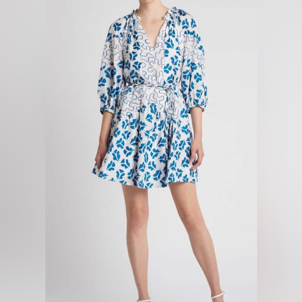 Rebecca Taylor ,Perla Petal, Short Dress, Silk